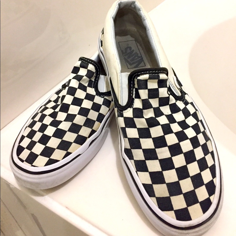 Classic Black and White Checkered Vans